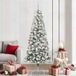 Prolenta Maison Exclusive Kunstkerstboom, inklapbaar, groen en wit, 210 cm