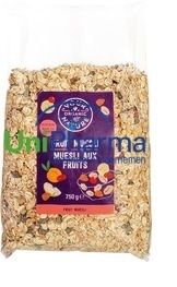 Muesli met gedroogde vruchten 750gr