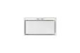 NOVY Crystal 26050 - Inbouw afzuigkap - Roestvrijstaal, Wit