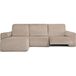 ECOMMERC3 Bankhoes voor chaise long, kort hoekdeel links, met bi-elastische relaxbankhoes, zeer elastisch, ademend en met schuimvulling