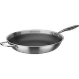 GSW 868549 Inoxxa Black, braadpan met tegengreep en honingraatstructuur - ⌀36 cm