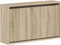vidaXL Wandgemonteerde Schoenenkast ARNHEM 71 x 17 x 43 cm Bewerkt hout, Sonoma eiken
