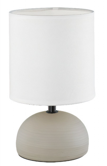 Reality Leuchten tafellamp Luci 23 cm E14 keramiek 40W beige