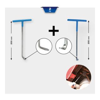 Brilliant Tools Uitlaattrekkerhaakset, 2-dlg