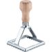 Westmark Ravioli Cutter Giulia – Praktische vierkante uitsteker voor het uitsnijden van zelfgemaakte pasta en deeg, vierkant, 70 x 70 mm – zink, beukenhout