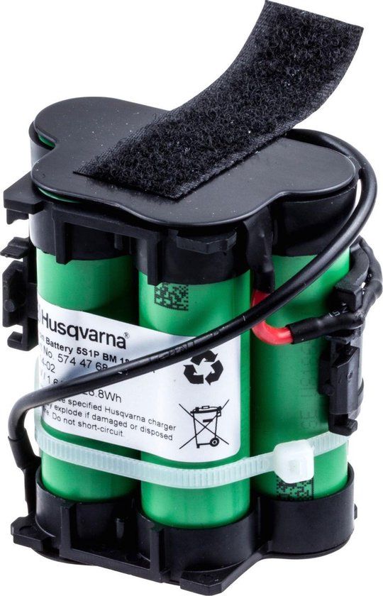 Originele Husqvarna, Gardena, Flymo en McCulloch Accu (18.5V, 2.1Ah)