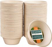 Haago – 100 Suikerriet Bagasse Kommen, 350ml
