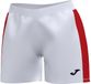 Joma Dames shorts MAXI wit/rood Polyester Trekkoord/Elastische tailleband