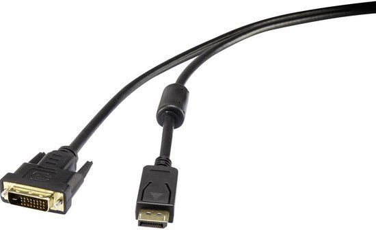 Renkforce RF-4212210 DisplayPort naar DVI-D Adapterkabel - 1.8m