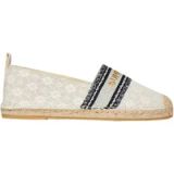 Superdry - Canvas espadrilles met overlay - Dames - Beige