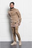 Sixth June Gevoelsjeans met rits M2458HDE zand/Bruin