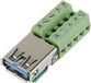 Tru Components USB-AFT-2 Inbouwbus USB 3.0 Bus, inbouw horizontaal Inhoud: 1 stuk(s)