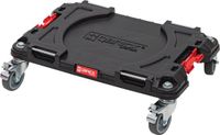 Qbrick System PRO Transport Platform Transportwagen 506 x 325 x 140 mm met 4 zwenkwielen en 2 remmen