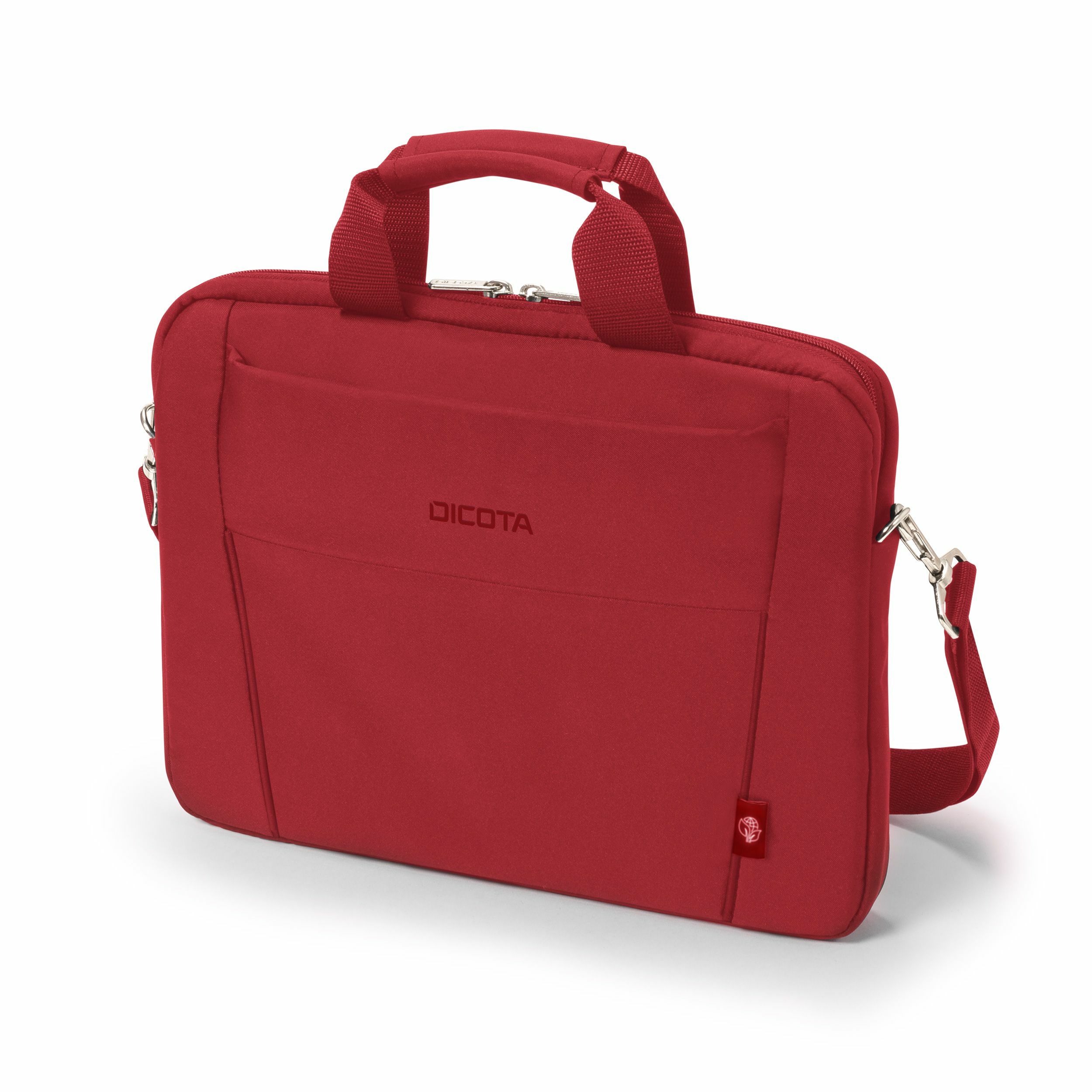 DICOTA Eco Slim Case BASE 14.1" Laptop Briefcase - Red
