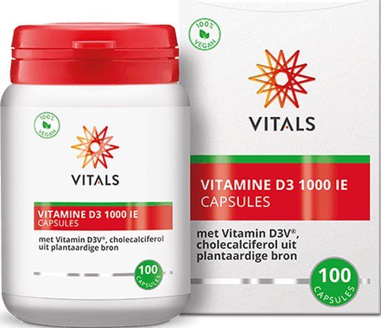 Vitals Vitamine D3 1000 IE - 100 Capsules