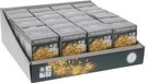 Merkloos Kerstverlichting LED zilverdraad cluster 100 lampjes 1m, warm wit