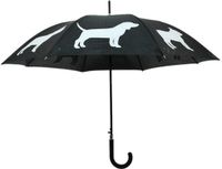 Esschert Design Bellow Kitty Paraplu honden reflecterend / zwart