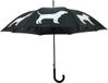 Esschert Design Bellow Kitty Paraplu honden reflecterend / zwart