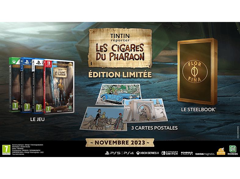 Tintin Reporter: Les Cigares Du Pharaon Édition Limitée Fr PS5