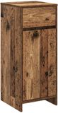 vidaXL Badkamerkast Oud hout 35 x 36,5 x 85 cm Bewerkt hout
