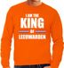 Bellatio Decorations Shoppartners Bv Koningsdag sweater I am the King of Leeuwarden - heren - Kingsday Leeuwarden outfit / kleding / trui XXL