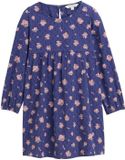 Tom Tailor Mini jurk met bloemenpatroon - Maat 92/98 - dark blue multi color flower