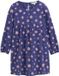 Tom Tailor Mini jurk met bloemenpatroon - Maat 92/98 - dark blue multi color flower