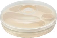 Sundo Warmhoudbord met deksel - 22 cm, geschikt voor magnetron - Wit