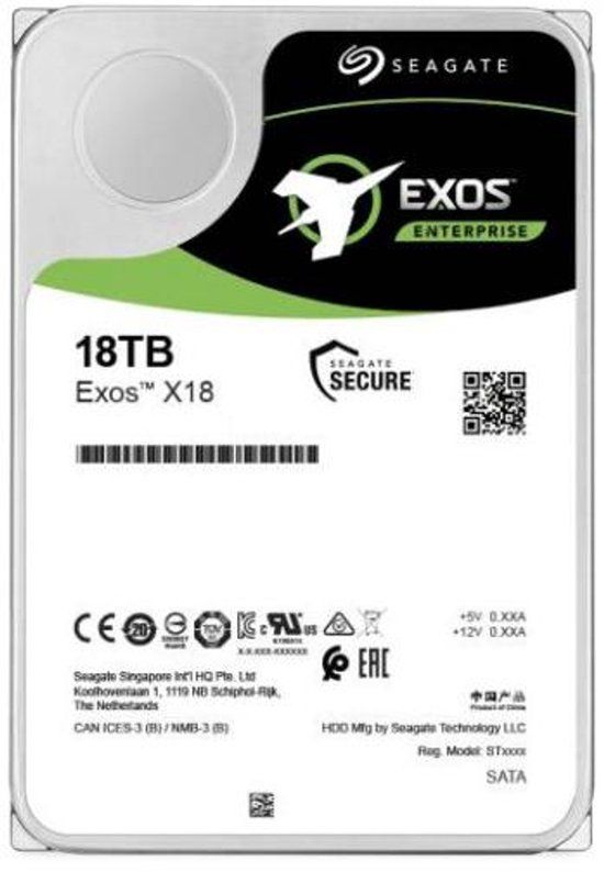 Seagate Enterprise 18TB 3.5" Hard Drive - ST18000NM004J
