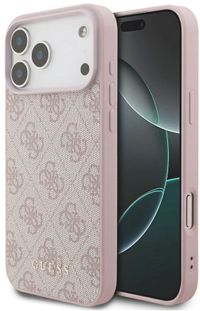 Guess - Étui rigide 4G Classic Logo (GUHCP18XG4GFPI) - iPhone 18 Pro Max / iPhone 17 Pro Max - Rose