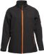 Pen Duick Veste softshell 3 couches femme Atlantic noir/orange
