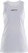 Craft Rush Slim Singlet Femme - Blanc | Taille : XS