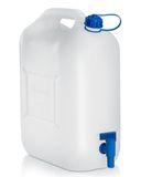 hünersdorff 817700 Eco Waterjerrycan met vast gemonteerde afvoerkraan/wateruitloop, 22 l (met kraan)
