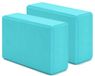 G5 HT SPORT Yogastenen, individueel of paar, yogablokken met hoge dichtheid en ondersteuning, antislip, hypoallergeen, 22,5 x 15 cm, dikte 7 cm, paar stenen, blauw