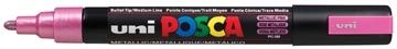 Posca uni-ball Paint Marker op waterbasis PC-5M roze metaal