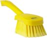 Vikan 4194 hygiene afwasborstel zacht steel 27cm - Geel