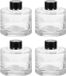 Bouteille diffuseur en verre transparent sans marque - 4 pièces - 150 ml