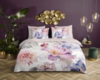 Descanso Dekbedovertrek Bloemen Lits Jumeaux 240x200/220 cm Multi 100% Katoen Satijn