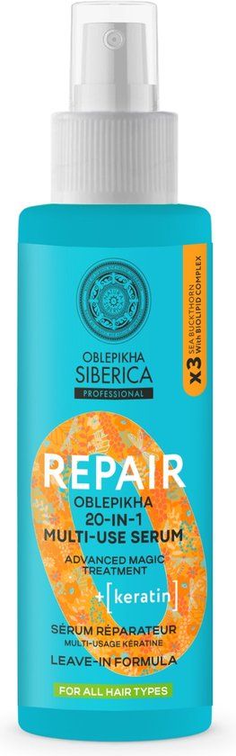 Natura Siberica Oblepikha O Keratine Repair Multifunctioneel Serum 200 ml