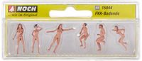 Noch - 15844 - Modélisme Ferroviaire - Nudistes - 6 Figurines