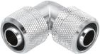 Allecto plus - Tuyau souple 9,5 x 16 mm raccords à compression 90 degrés argent pour système de refroidissement par eau PC avec raccord G1/4