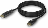 ACT DisplayPort 1.4 Glasvezel kabel – 8K@60Hz – Active Optical Cable (AOC) – 30 meter – Zwart