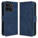 Honor Étui portefeuille Honor 200 Smart/X7c 4G/5G Porte-Cartes - Bleu