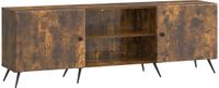 vidaXL TV-kast 150 x 31 x 50 cm Gerookt eiken Bewerkt hout