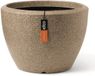 Capi Europe Bloempot bol Arc Granite - 34x25 - Warm taupe