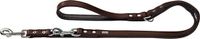 Hunter Dresseerlijn Basic - Hondenriem - 200x1.3 cm Bruin Zwart