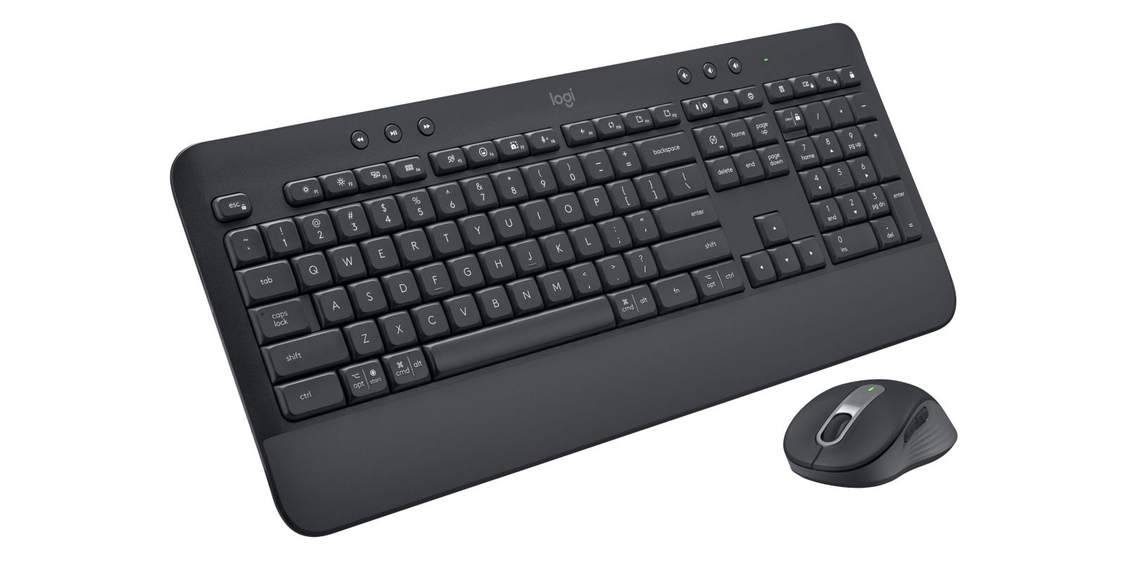 Logitech Signature MK650 Combo For Business - Draadloos Bluetooth QWERTY US International Toetsenbord en Muis - Grafiet