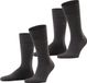 Esprit Basic Easy 2-Pack Heren Sokken Grijs - Maat 43-46