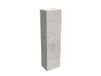 Mama Store Afzonderlijke omkeerbare zuil van hout met openingssysteem Push and Pull, geavanceerd, wit eiken, groot