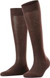 FALKE Dames Sensitive London Lange Sokken Bruin